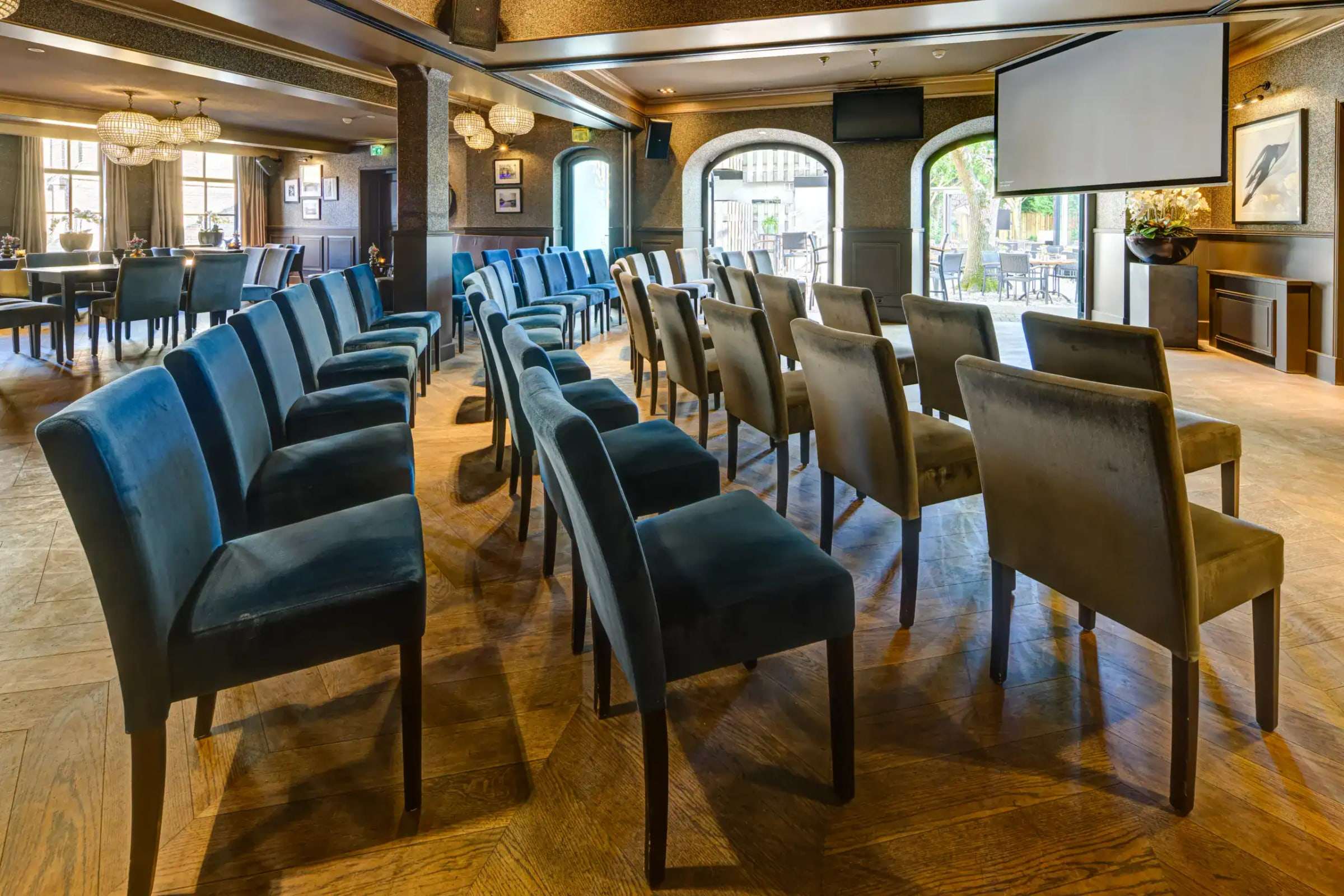 Commanderijezaal in theateropstelling